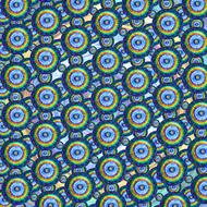 circles psychedelic decoration