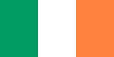 patriotic flag of ireland in color