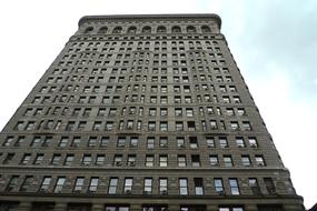 tall city building with windows