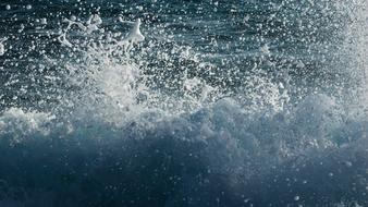 splash of seawater