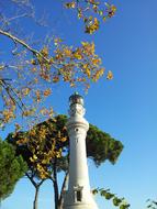 Roman lighthouse against the sky