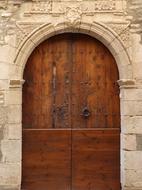 wooden castle gate