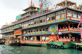 Chinese restaurant on the water
