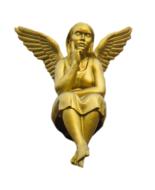 Christmas golden angel
