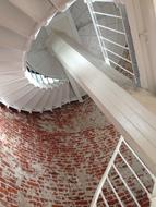 spiral staircase going upwards