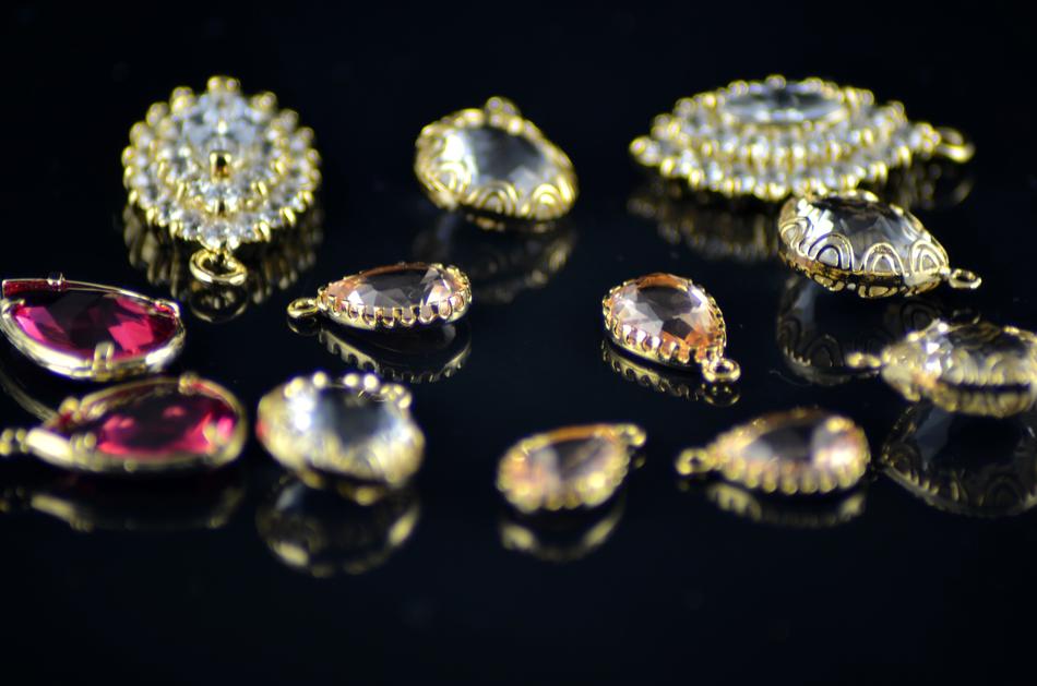 Gold Crystal Jewelry The