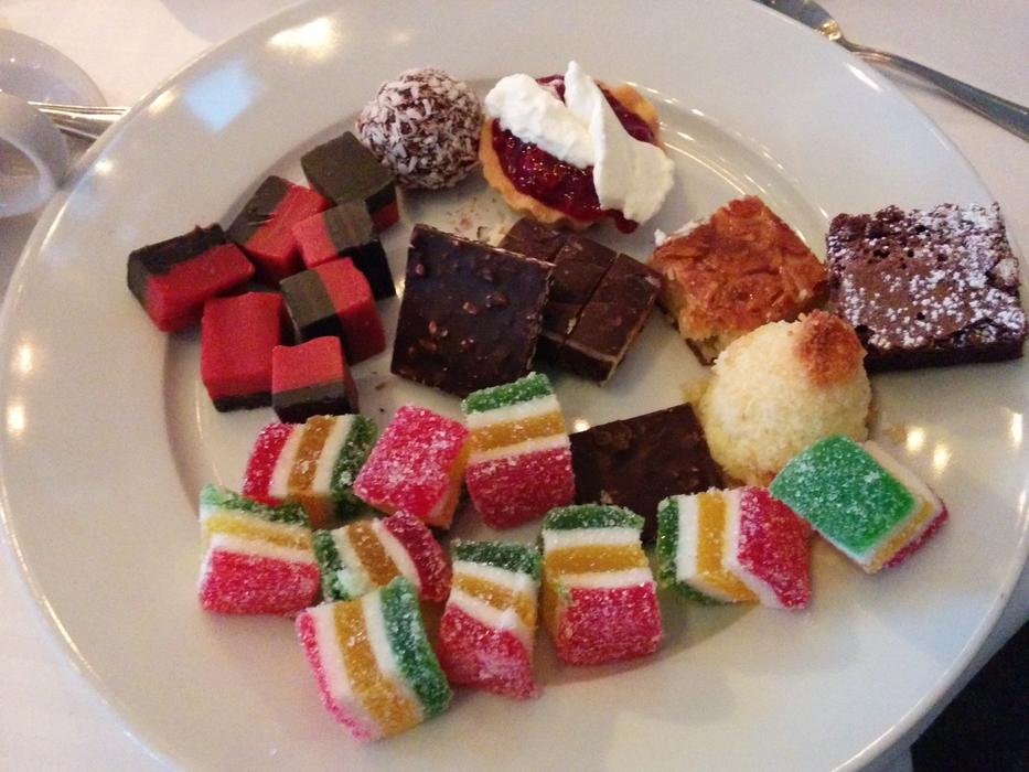 chocolates and colored candies