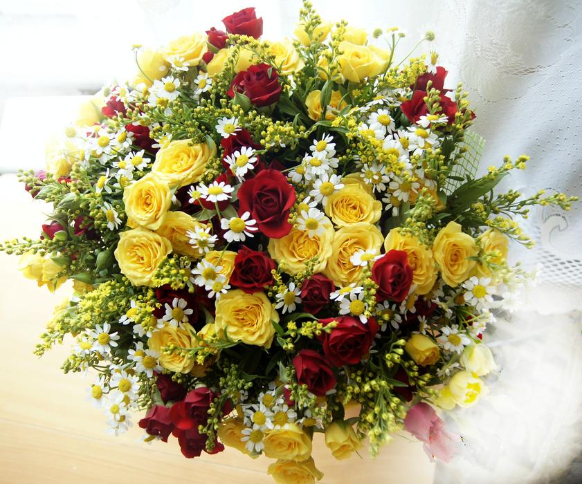 Bouquet Flowers Roses