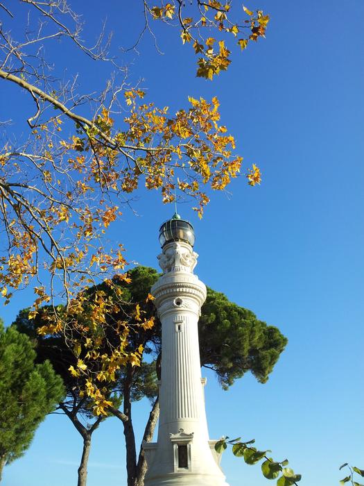 Roman lighthouse against the sky