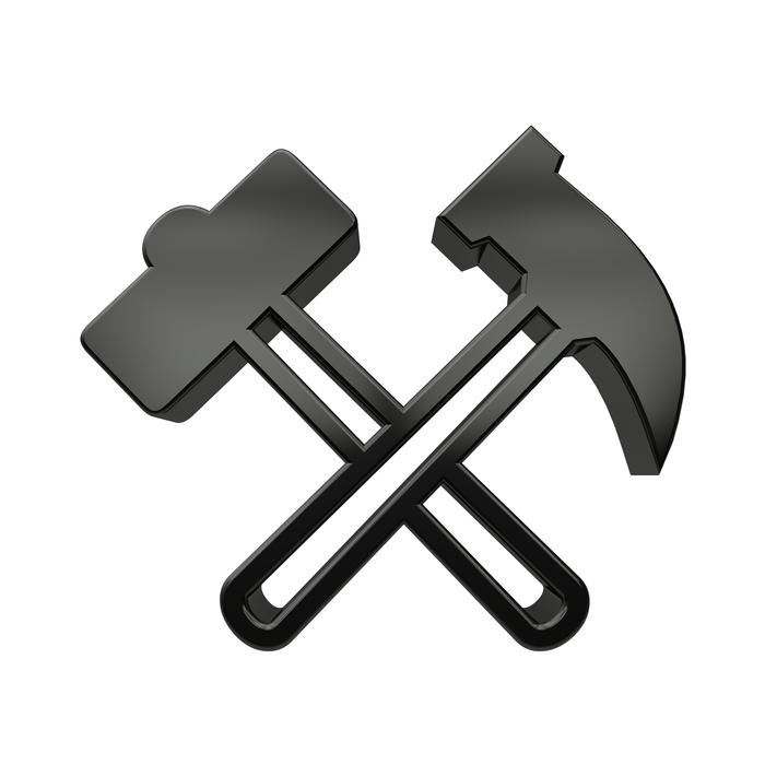 mining symbol coat of arms