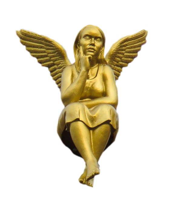 Christmas golden angel