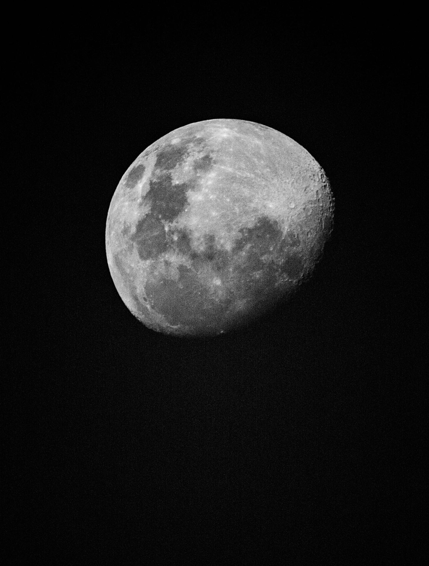 Moon Black And White free image download