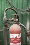 Fire Extinguisher Red Old