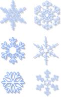 snowflakes snow winter ice crystal