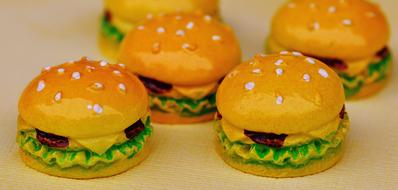 Cheeseburger Burger Miniature