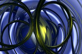 abstract reflection design light