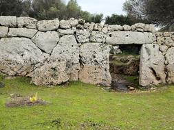 stone ruined construction