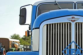 Grille Mirrors Truck