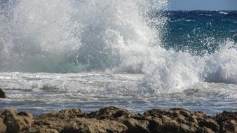 Wave Smashing Explosion