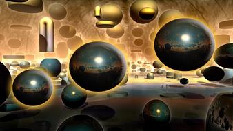 transparent large bubbles