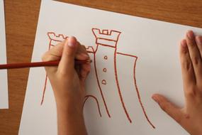Castle Drawing Childhood