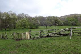 Fence Village Russia