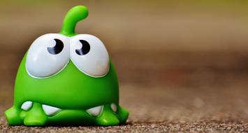 Cute alien figurine