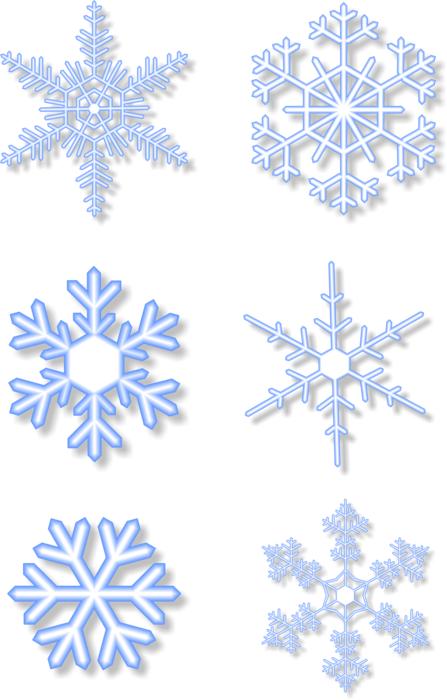snowflakes snow winter ice crystal