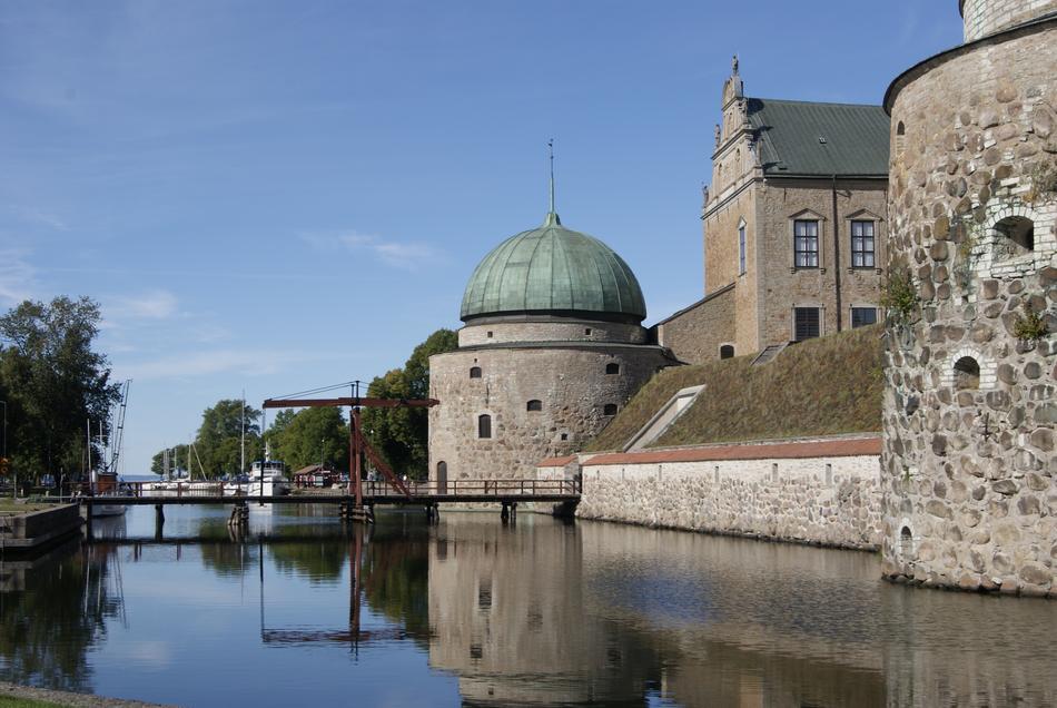 beautiful castle with domes