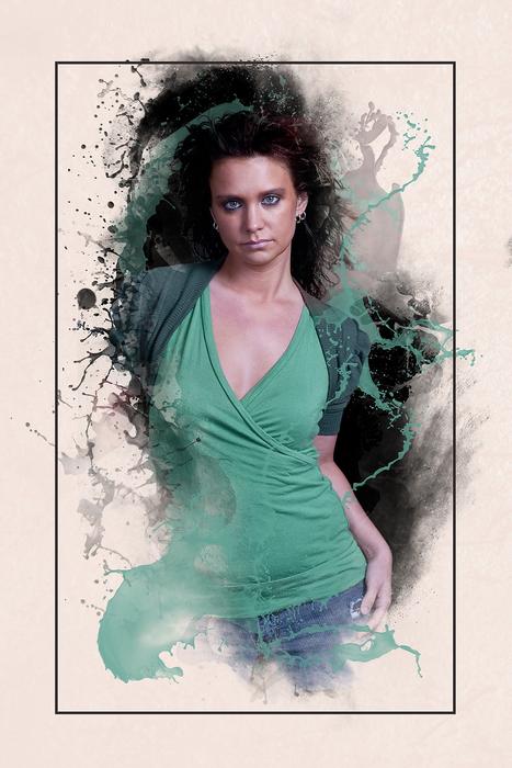 portrait female art creative