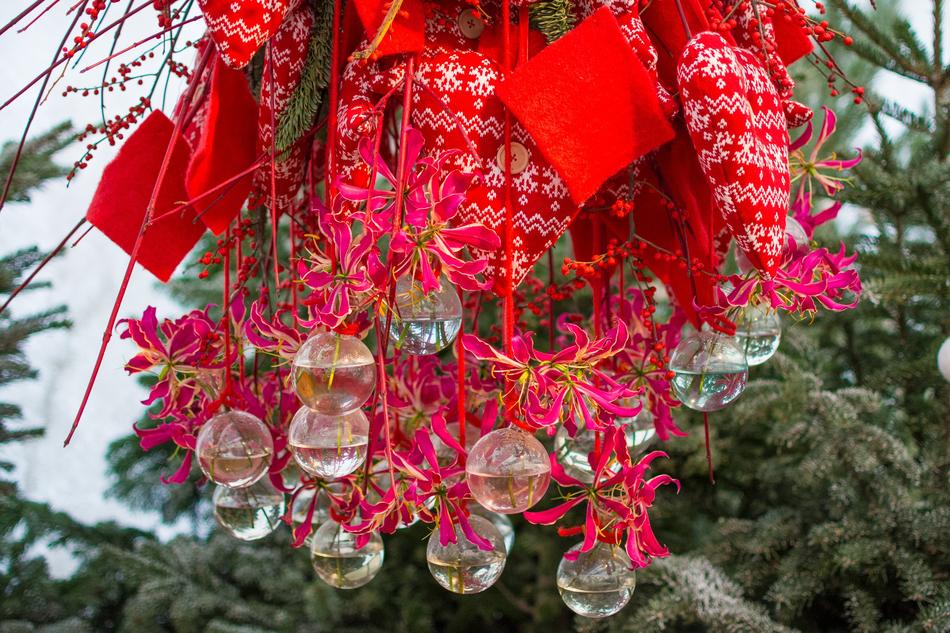Christmas red decorations