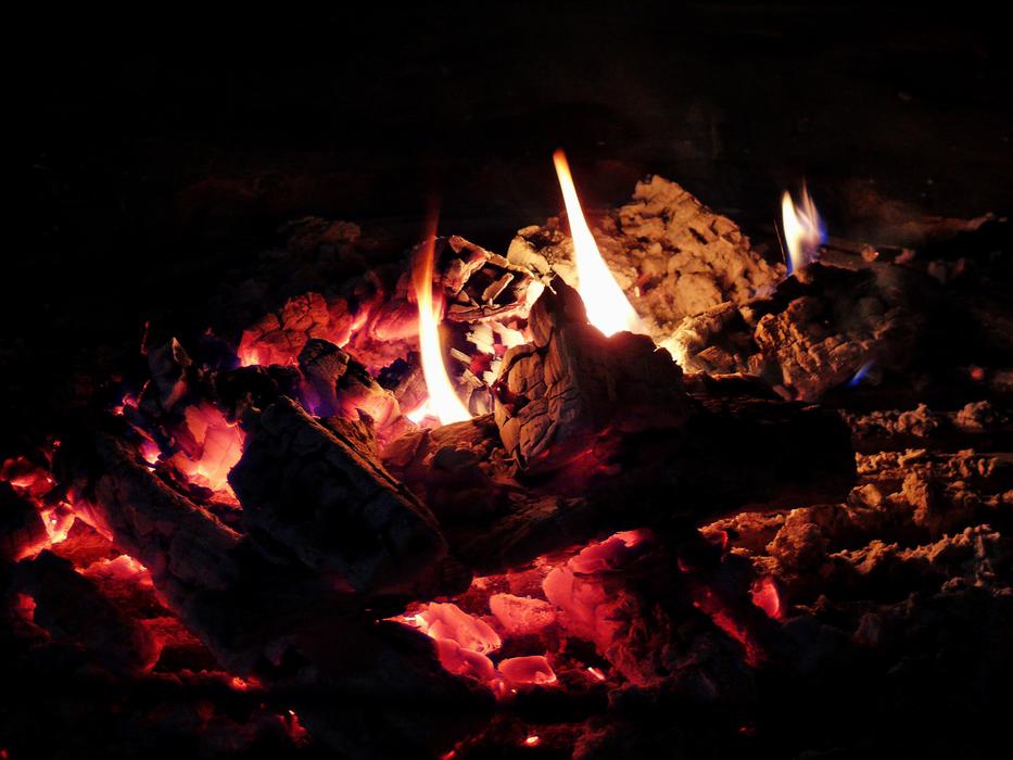 Evening Ash Fire