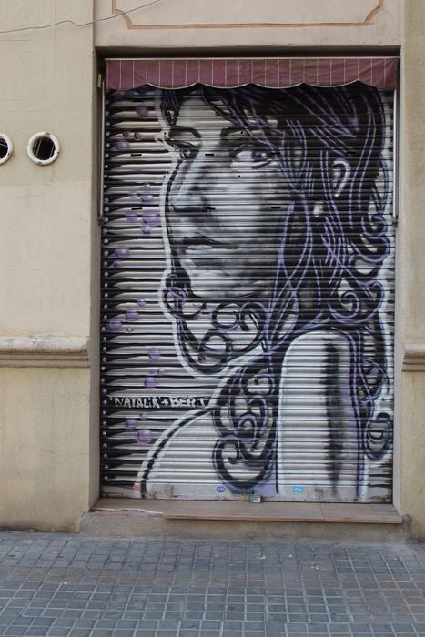 A beautiful drawing on a building