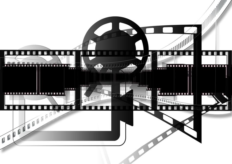 banner with a film strip and a camera