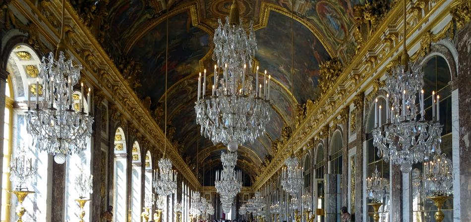 crystal chandeliers with candles