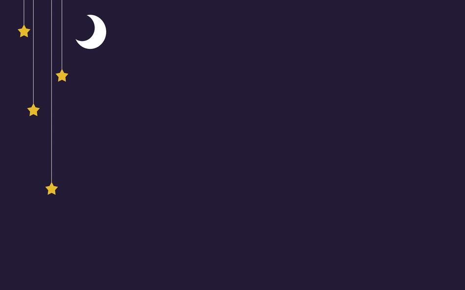 night starry sky moon navy blue