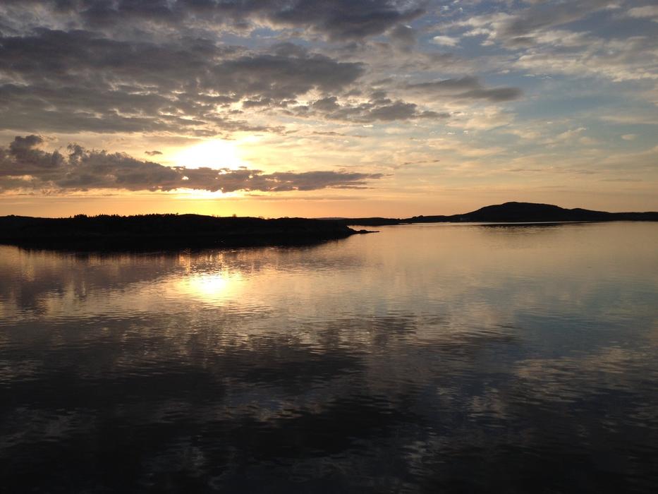 sunrise over a beautiful lake