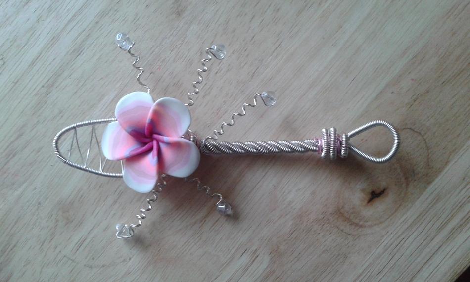 Wire Spoon Flower craft