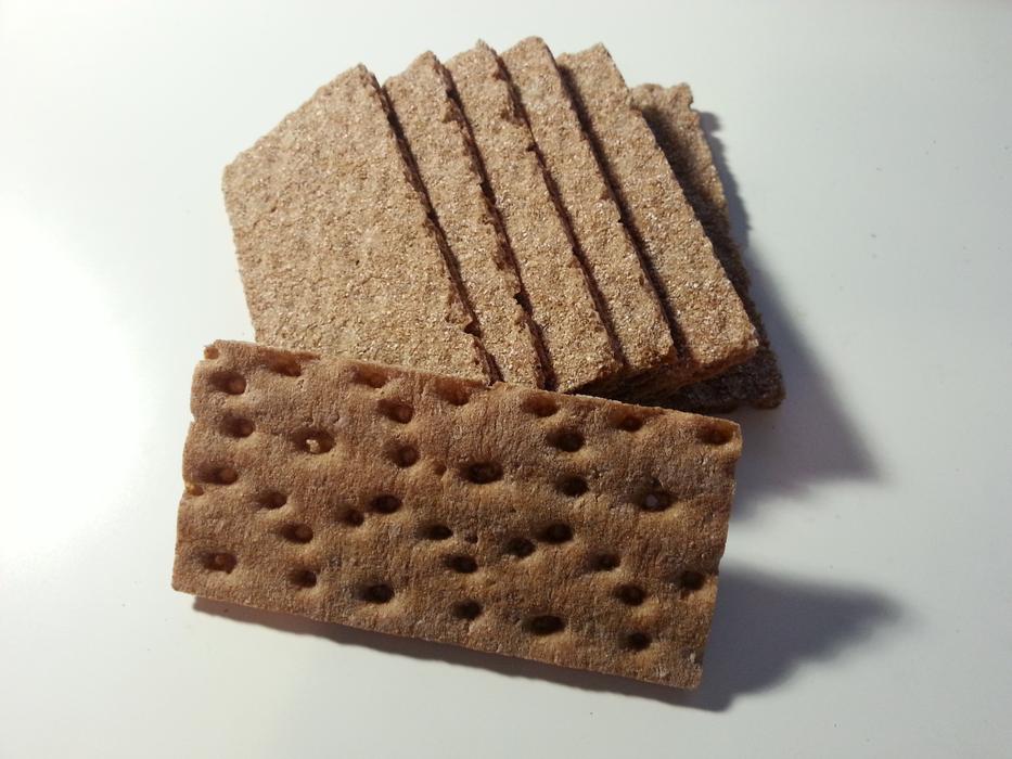 Crispbread, scandinavian Rye Bread, macro