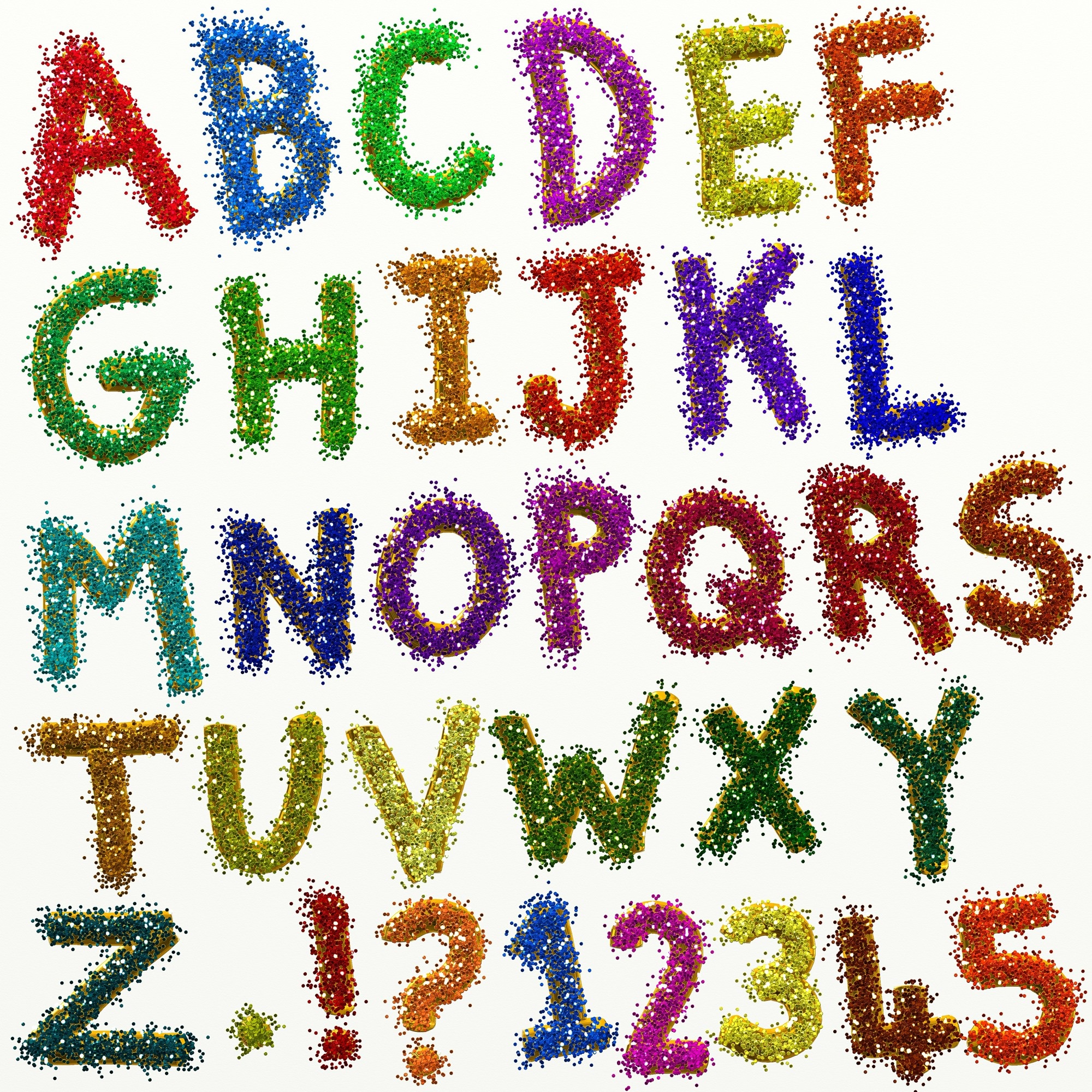 Alphabet text type typography free image download
