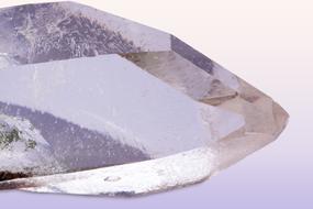 Pure Quartz Rock Crystal, macro