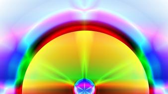 spiritual balance, relaxation, colorful digital art