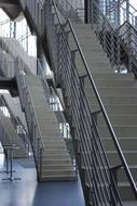 interior stairs in the building