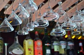 Glasses Bars Wine