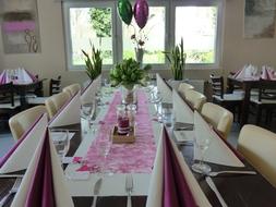 festive table