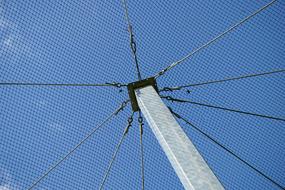 Construction Mast Web blue sky