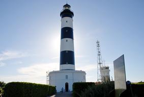 beautiful sunlit lighthouse