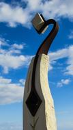 contemporary Sculpture at sky, Cyprus, Ayia Napa