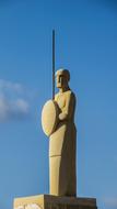 warrior with shield figure, Cyprus, Ayia Napa, Sculpture Park