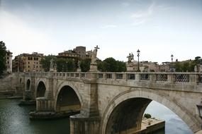 Rome Italy Bridge Of St Angel